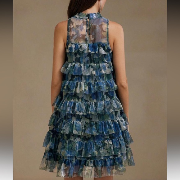 SHEIN Multicolor Ruffled Mini Dress - Picture 2 of 2